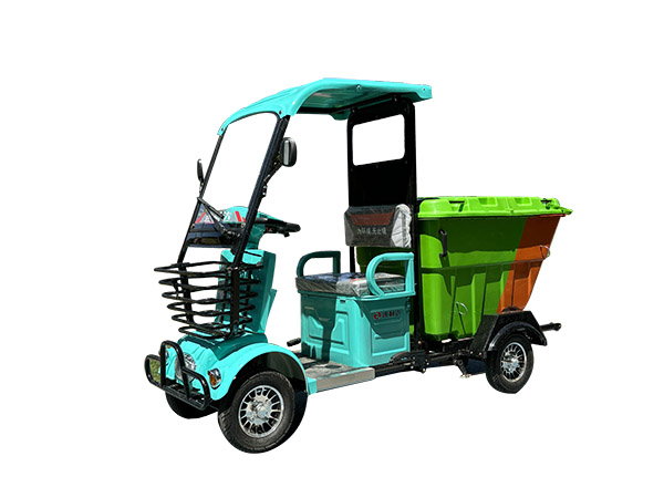 淮南電動(dòng)四輪保潔車(chē)(500L塑料桶)